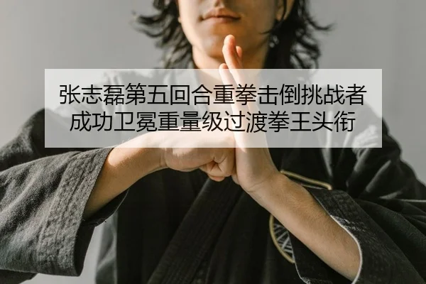 张志磊第五回合重拳击倒挑战者 成功卫冕重量级过渡拳王头衔
